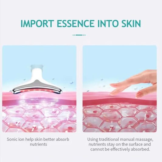 7-in-1 EMS Neck & Face Massager with LED Light Therapy