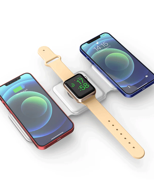 3-in-1 Magnetic Wireless Charging Station